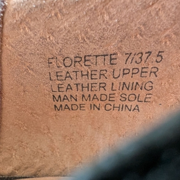 Miz Mooz Florette Mini Heel Pumps Black Leather Round Toe Kitten Heel Women's 7 - Picture 13 of 16